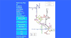 Desktop Screenshot of motorwaymap.co.uk